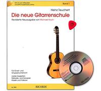 La nuova scuola per chitarra Band 1 di Heinz Teuchert - nuova edizione riveduta di Michael Koch - con CD, Onlline Audio, Dunlop Plek - SY2952 9790204229529.