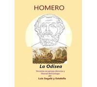 La Odisea: Versión en prosa directa y literal del Griego (Spanish Edition)