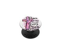 La Pace Cresce Attraverso Ogni Tempesta - Arte Spirituale PopSockets PopGrip Adesivo