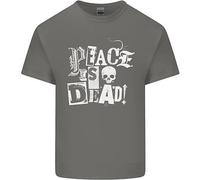 La Pace È Morta Guerra Anarchia Teschio Anarchico Maglietta Bambini