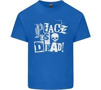 La Pace È Morta Guerra Anarchia Teschio Anarchico Maglietta Bambini