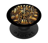 La pace in tutto il mondo ispira la pace Armonia per l'amore PopSockets PopGrip Adesivo