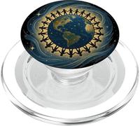 La pace nell'universo diffonde la pace universale e l'armonia PopSockets PopGrip per MagSafe