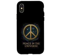 La pace nell'universo promuove la pace globale e l'unità dell'amore Custodia per iPhone X/XS
