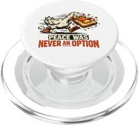 La pace non è mai stata un'opzione Mascotte Oca divertente PopSockets PopGrip per MagSafe