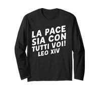 La pace sia con tutti voi! Leo XIV Maglia a Manica
