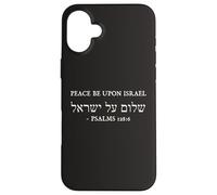 La pace sia su Israele Salmo Tanakh Preghiera ebraica Custodia per iPhone 16 Plus