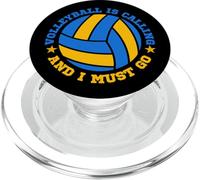 La pallavolo sta chiamando e devo andare divertente giocatore sportivo PopSockets PopGrip per MagSafe