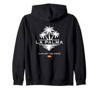 La Palma Isole Canarie Spagna Palme souvenir spagnolo Felpa con Cappuccio