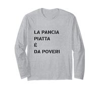 La Pancia Piatta È da Poveri | Ironia Culinaria Maglia a Manica
