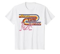 La Pantera Rosa: Pace, Amore e Rosa Maglietta, Bambini, Bianco, 3 Anni