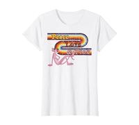 La Pantera Rosa: Pace, Amore e Rosa Maglietta, Donna, Bianco, XXL