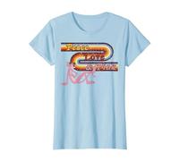 La Pantera Rosa: Pace, Amore e Rosa Maglietta, Donna, Celeste, XL