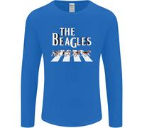 La Parodia Divertente Dei Beagle T-Shirt A Maniche Lunghe Uomo