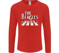 La Parodia Divertente Dei Beagle T-Shirt A Maniche Lunghe Uomo