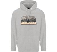 La Parodia Eterna Dell'Ultima Cena Atei Teschi Felpa Uomo