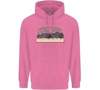 La Parodia Eterna Dell'Ultima Cena Atei Teschi Felpa Uomo