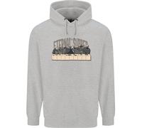 La Parodia Eterna Dell'Ultima Cena Atei Teschi Felpa Uomo