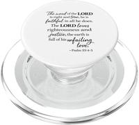 La Parola del Signore è giusta e vera Salmo 33:4 Scrittura PopSockets PopGrip per MagSafe