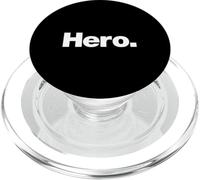 La parola Hero | Un design che dice la parola Eroe PopSockets PopGrip per MagSafe