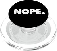 La parola Nope | Un design che dice "no" PopSockets PopGrip per MagSafe