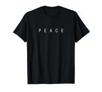 La parola PEACE | Un design minimalista elegante che dice PACE Maglietta