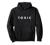 La Parola Toxic | Un Design Semplice Che Dice Toxic Felpa con Cappuccio
