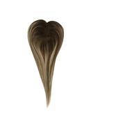 La parrucca calva di una signora, Parrucca 13×13CM Capelli lisci Persone Copertura superiore Calvizie(12 inch)