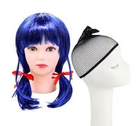 La Parrucca Da 1 Ragazza E 1 Rete Per Capelli, Oggetti Di Scena Per Le Prestazioni Del Palcoscenico, Oggetti Di Ruolo, Forniture Di Vestiti Per Feste.