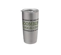 La parte più difficile di The Zombie Apocalypse Funny Zombies Bicchiere termico in acciaio inox doppia parete