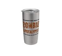 La parte più difficile di The Zombie Apocalypse Funny Zombies Bicchiere termico in acciaio inox doppia parete
