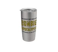 La parte più difficile di The Zombie Apocalypse Funny Zombies Bicchiere termico in acciaio inox doppia parete