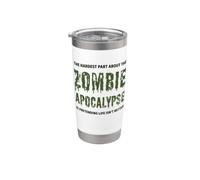 La parte più difficile di The Zombie Apocalypse Funny Zombies Bicchiere termico in acciaio inox doppia parete