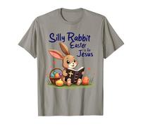 La Pasqua di Silly Rabbit è per Jesus Christian Design Maglietta