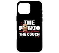 La patata ha lasciato il divano Spud Life Fries Tater Tots Custodia per iPhone 16 Pro Max