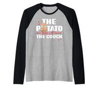 La Patata ha Lasciato Il Divano Spud Life Fries Tater Tots Maglia con Maniche Raglan