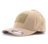 LA PATCHERIA Cappellino Uomo con Visiera Flexfit per Softair, Berretto Militare Tattico, Cappello Donna E Ragazzo Unisex Trucker Resistente Velcro® Sabbia (S/M)
