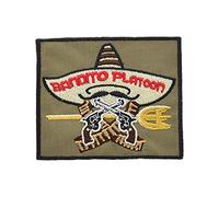 LA PATCHERIA Patch Act of Valor Bandito Platoon 9x7.5cm - Patch 100% Ricamata con Velcro® Originale Velcro® Brand Hook Cucito sul Retro - Alta qualità - per Decorare Giacche, Zaini, Uniformi