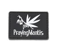LA PATCHERIA Patch Metal Gear Praying Mantis 7x5cm - Patch 100% Gomma con Velcro® originale Velcro® Brand Hook Cucito sul Retro - 3D alta definizione - per Decorare Giacche, Zaini, Uniformi