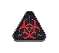 LA PATCHERIA Patch Resident Evil Outbreak 7x6.5cm - Patch 100% Gomma con Velcro® originale Velcro® Brand Hook Cucito sul Retro - 3D alta definizione - per Decorare Giacche, Zaini, Uniformi