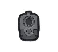 LA PATCHERIA Patch Smile! Wait For Flash 3x4.5cm - Patch 100% Gomma con Velcro® originale Velcro® Brand Hook Cucito sul Retro - 3D alta definizione - per Decorare Giacche, Zaini, Uniformi