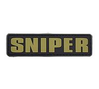 LA PATCHERIA Patch SNIPER 8.5x2cm - Patch 100% Gomma con Velcro® originale Velcro® Brand Hook Cucito sul Retro - 3D alta definizione - per Decorare Giacche, Zaini, Uniformi
