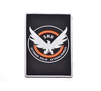 LA PATCHERIA Patch Tom Clancy's The Division SHD 8x11.5cm - Patch 100% Gomma con Velcro® originale Velcro® Brand Hook Cucito sul Retro - 3D alta definizione - per Decorare Giacche, Zaini, Uniformi