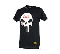 LA PATCHERIA® T-Shirt Manica Corta 100% Cotone Unisex Resistente e Irrestringibile, Vestibilità Comfort Militare Tattico Perfetto anche per Softair CHRIS KYLE CRAFT (M)