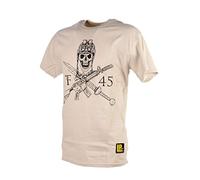 LA PATCHERIA® T-Shirt Manica Corta 100% Cotone Unisex Resistente e Irrestringibile, Vestibilità Comfort Militare Tattico Perfetto anche per Softair TASK FORCE 45 (M)