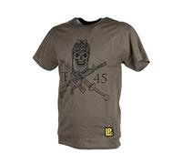 LA PATCHERIA® T-Shirt Manica Corta 100% Cotone Unisex Resistente e Irrestringibile, Vestibilità Comfort Militare Tattico Perfetto anche per Softair TASK FORCE 45 (XL)