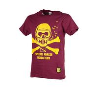 LA PATCHERIA® T-Shirt Manica Corta 100% Cotone Unisex Resistente e Irrestringibile, Vestibilità Comfort Militare Tattico Perfetto anche per Softair SCUBA CLUB SPECIAL FORCES (M)