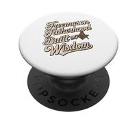 La paternità massonica costruita sul design della saggezza PopSockets PopGrip Adesivo