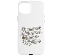 La paternità massonica costruita sulla saggezza Script Design Custodia per iPhone 15 Plus