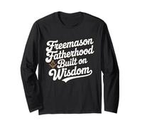 La paternità massonica costruita sulla Saggezza Script Design Maglia a Manica